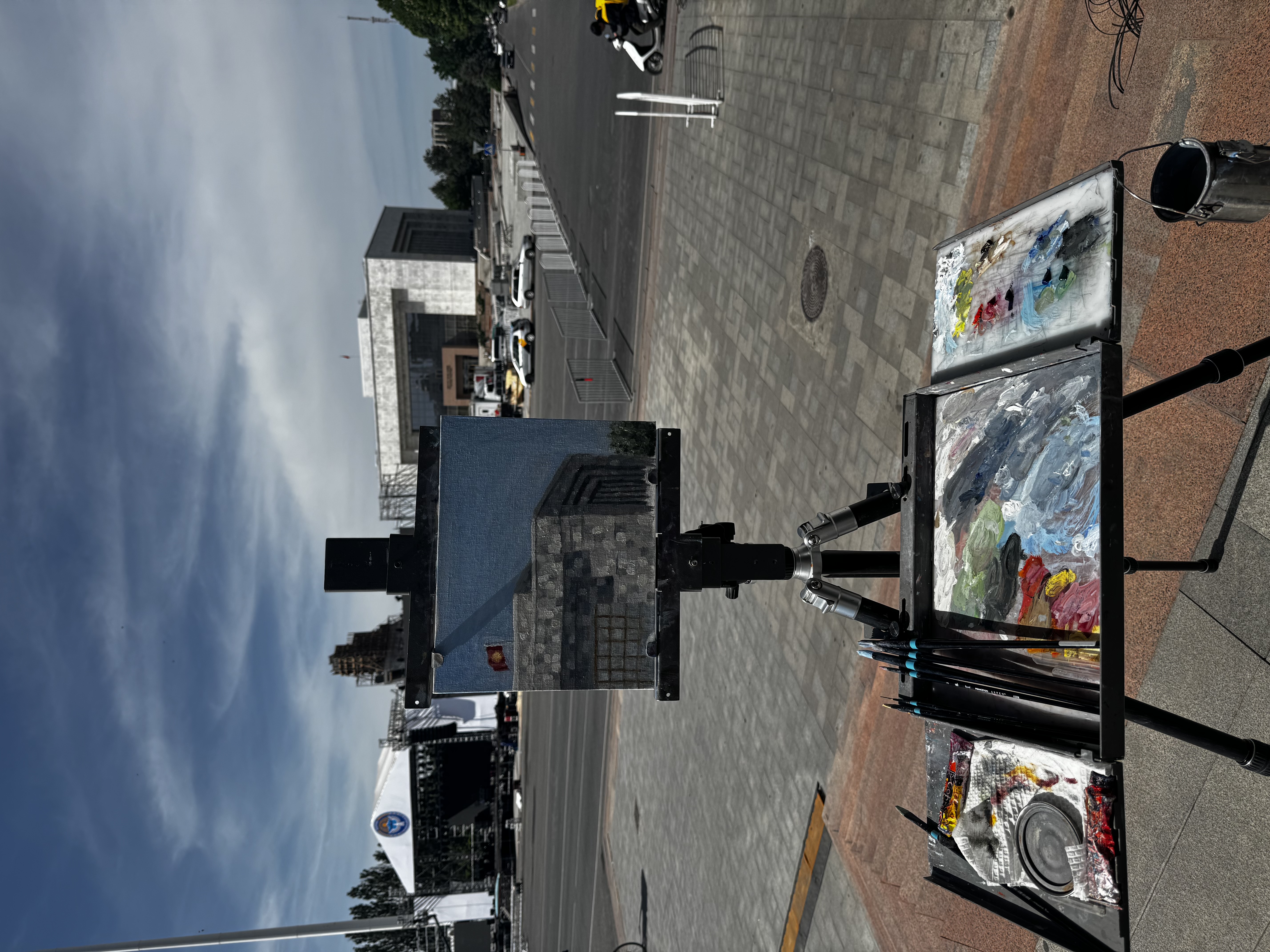 Painting in Kyrgyzstan